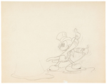 MICKEY MOUSE "MICKEY'S CIRCUS" PUBLICITY DRAWING PAIR & MATCHING PUBLICITY PHOTO.