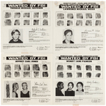 THIRTEEN SDS WEATHER UNDERGROUND FUGITIVES WANTED BY FBI 1970 POSTER MAILERS.