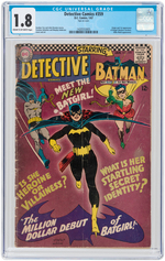 "DETECTIVE COMICS" #359 JANUARY 1967 CGC 1.8 GOOD- (FIRST BATGIRL).