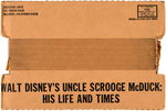 "UNCLE SCROOGE McDUCK HIS LIFE & TIMES" LIMITED EDITION BOOK & CARL BARKS SIGNED LITHOGRAPH.