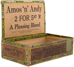 "AMOS 'N' ANDY" CIGAR BOX.