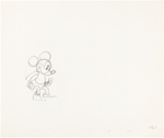 MICKEY MOUSE "BOAT BUILDERS" PRODUCTION DRAWING ORIGINAL ART.