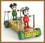 "MICKEY MOUSE CIRCUS" RARE PULL TOY.
