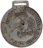 PAN-PACIFIC 1915 PERPETUAL CALENDAR FOB & PORTUGUESE ONE DAY BUTTON.