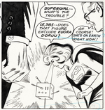 "ADVENTURE COMICS" #391 COMIC PAGE FEATURING SUPERGIRL ORIGINAL ART LOT.