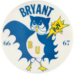 RARE BATMAN-THEMED 1966/1967 HIGH SCHOOL GRADUATION BUTTON.