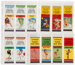 PIN-UP MATCHBOOK COVER LOT WITH ELVGREN & PETTY ART.