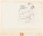 MICKEY MOUSE "BRAVE LITTLE TAILOR" GIANT PRODUCTION DRAWING ORIGINAL ART.