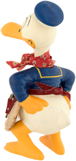 DONALD DUCK (LONG-BILLED) KNICKERBOCKER COMPOSITION COWBOY DOLL.