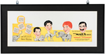 THE MARX BROS. "ANIMAL CRACKERS" THEATER HERALD FRAMED DISPLAY.