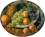 "A. MALATESTA & SON - GENERAL MERCHANDISE" STORE ADVERTISING TRAY.