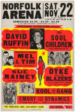 "SUPERSONIC ATTRACTIONS" SOUL REVUE CONCERT WITH FORMER TEMPTATIONS MEMBER DAVID RUFFIN.