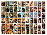 "BEATLES COLOR PHOTOS/CARDS" TOPPS UNCUT GUM CARD SHEET.