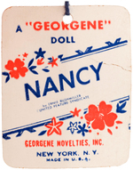 "NANCY" DOLL WITH TAG.