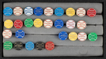 BASEBALL PLASTIC RINGS 1969-1972: 29 AL PLUS TWO DUPES & 24 NL PLUS FOUR DUPES.