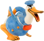 DONALD DUCK FIGURAL ENGLISH WADEHEATH TEAPOT.