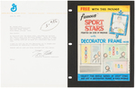 "SPORTS STARS WITH DECORATOR FRAME" PROTOTYPE ORIGINAL ART LOT.