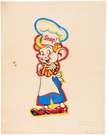 KELLOGG'S RICE KRISPIES PREMIUM DOLL LOT WITH PROTOTYPE ORIGINAL ART.