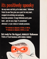 "FLEER DUBBLE BUBBLE" HALLOWEEN 1962 PROMOTIONAL BOOK.