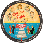 ROYAL CROWN COLA "DATING DIAL" PREMIUM PROTOTYPE ORIGINAL ART LOT.