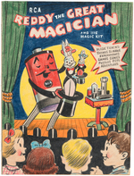 "RCA REDDY THE GREAT MAGICIAN" PREMIUM COMIC BOOK PROTOTYPE ORIGINAL ART.