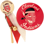 CLEVELAND MASCOT WITH PIGTAIL TWO MUCHINSKY BOOK PHOTO EXAMPLES.