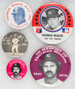 THURMAN MUNSON MVP MUCHINSKY PLATE EXAMPLE BUTTON PLUS FOUR.