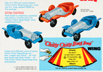 POST "HONEYCOMB" FILE COPY CEREAL BOX FLAT & "CHITTY CHITTY BANG BANG CAR" PREMIUM.