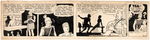 "ALLEY OOP" 1939 DAILY STRIP ORIGINAL ART BY V.T. HAMLIN.