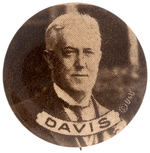 SCARCE 7/8" "DAVIS" PORTRAIT BUTTON HAKE #9.