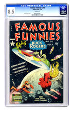 FAMOUS FUNNIES #212 JULY 1954 CGC 8.5 WHITE PAGES.