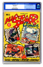 ALL STAR COMICS #1 SUMMER 1940 CGC 4.5 CREAM TO OFF-WHITE PAGES.