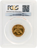 $5 CLASSIC HEAD 1834 QUARTER EAGLE GOLD COIN PCGS EX-JEWELRY.