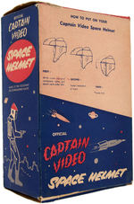 "OFFICIAL CAPTAIN VIDEO SPACE HELMET."