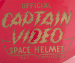 "OFFICIAL CAPTAIN VIDEO SPACE HELMET."