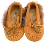 "WALT DISNEY'S DAVY CROCKETT INDIAN-FIGHTER MOCCASINS."