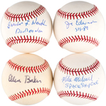 NASA ASTRONAUTS & SPACE EXPLORATION SIGNED BASEBALL LOT.