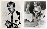 TV PERSONALITIES SIGNED PHOTO LOT.