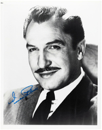 VINCENT PRICE SIGNED PAIR.
