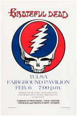 THE GRATEFUL DEAD 1979 TULSA FAIRGROUNDS PAVILION CONCERT POSTER (ARTIST SIGNED).