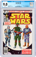 "STAR WARS" #5-66 (#42 9.0 CGC GRADED), KS #1-2 AND MMS #1-2.