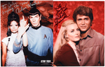 STAR TREK ACTRESSES SIGNED LOT.