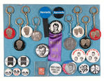 ROBERT KENNEDY 24-PIECE MEMORIAL COLLECTION FROM 1968.