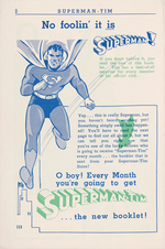 "SUPERMAN-TIM" MAGAZINE FIRST ISSUE.