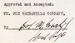 IRVING THALBERG SIGNED ZASU PITTS MGM CONTRACT.