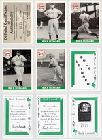 "FRONT ROW" HALL OF FAME SIGNED BASEBALL CARD SETS.