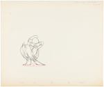 DONALD DUCK "HAWAIIAN HOLIDAY" PRODUCTION DRAWING ORIGINAL ART PAIR.