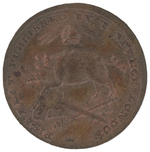 THOMAS SPENCE 1795 "ADVOCATES FOR THE RIGHTS OF MAN" ADVERTISING/POLITICAL TOKEN.