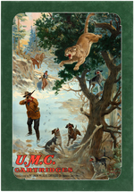 "U.M.C. CARTRIDGES" ADVERTISING POSTER.