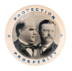 RARE McKINLEY/TR "PROTECTION/PROSPERITY" JUGATE.